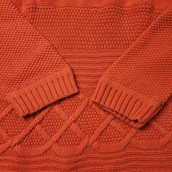 Talbots Petites Coral Nautical Anchor Tunic Sweater size XLP Petite - Picture 9 of 11